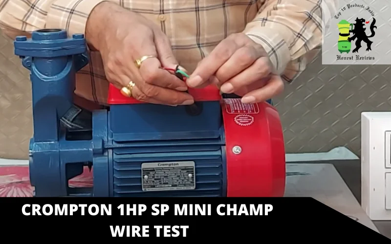 Crompton 1HP SP Mini Champ wire test