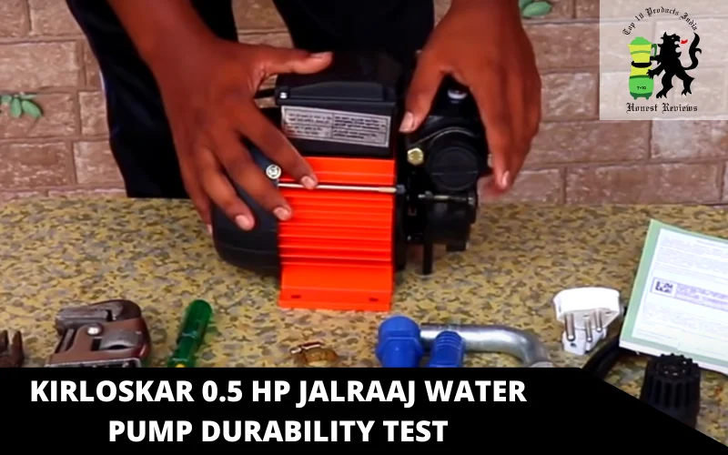Kirloskar 0.5 Hp Jalraaj Water Pump durability test