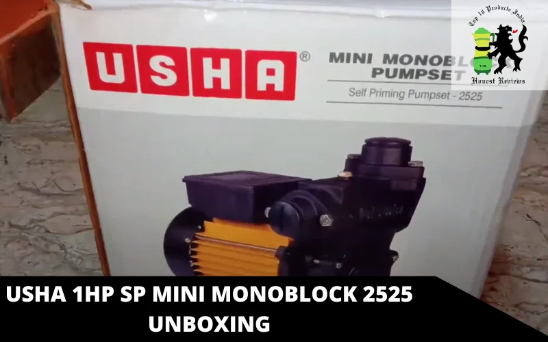 Usha 1Hp Sp Mini Monoblock 2525 unboxing