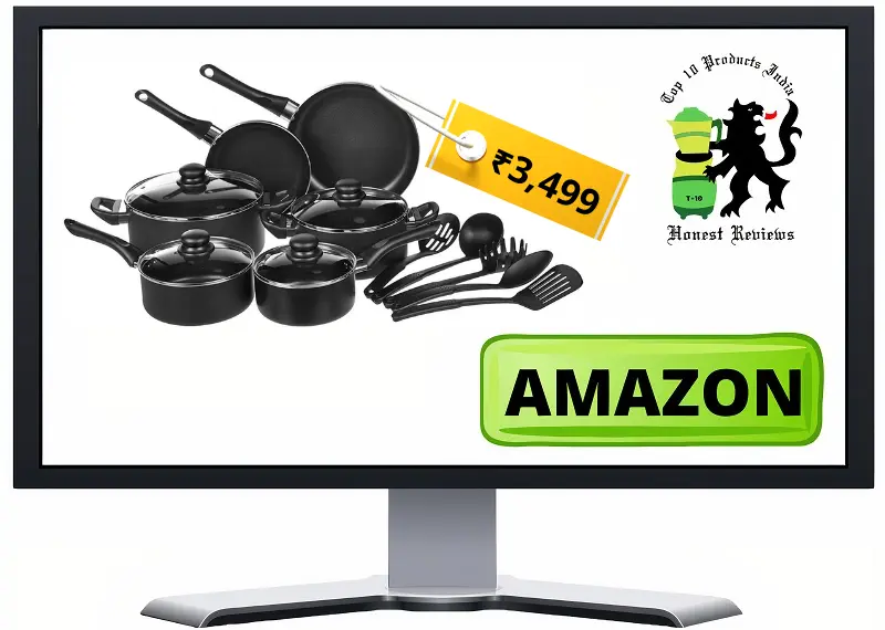 AmazonBasics Non-Stick Cookware Set