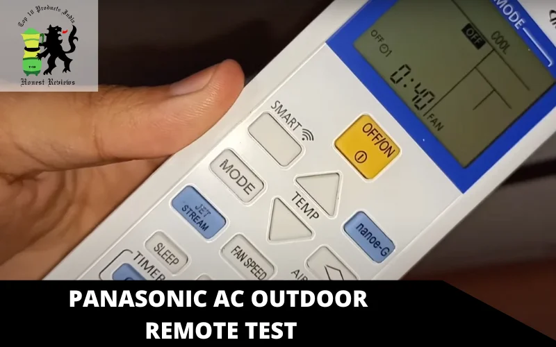 Panasonic AC Outdoor Remote test