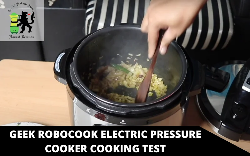 Geek Robocook Electric Pressure Cooker cooking test