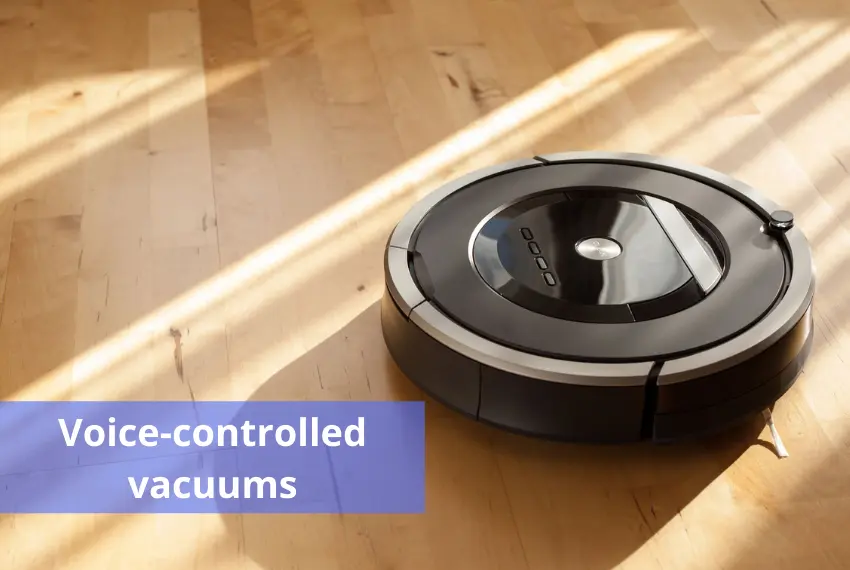 Voice-controlled vacuums