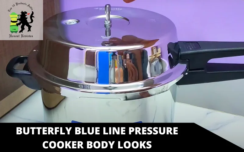 Butterfly Blue Line Pressure Cooker body looks