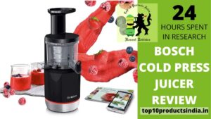 BOSCH Cold Press Juicer Review