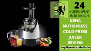 Read more about the article Usha Nutripress Cold Press Juicer Review — A Better Choice?