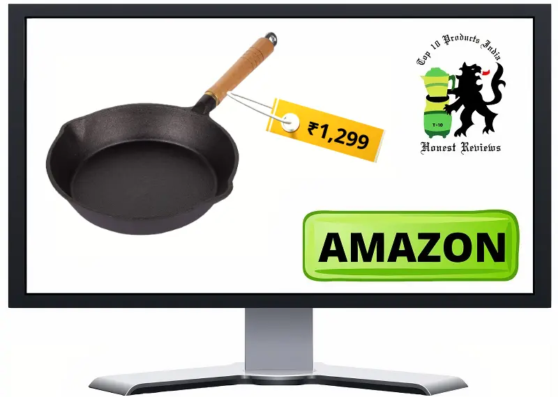  Healthy Options Cast Iron Skillet Frying Pan
