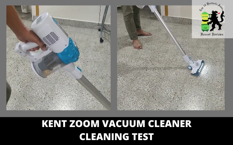 Kent Zoom Vacuum Cleaner cleaning test