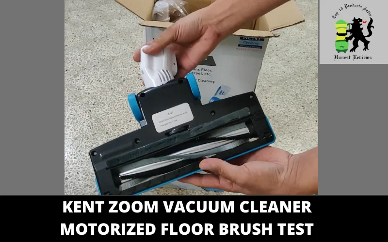 Kent Zoom Vacuum Cleaner motorized floor brush test