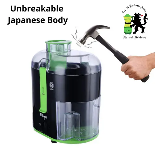 Rico Electric Juicer for Fruits and Vegetables with Japanese Technology