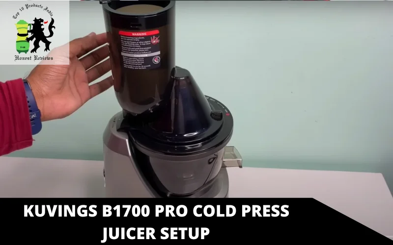 Kuvings B1700 Pro Cold Press Juicer setup