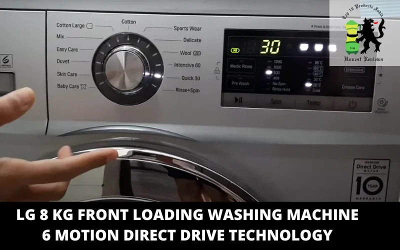 LG 8.0 Kg 5 Star Fully-Automatic Front Loading Washing Machine 6 Motion Direct Drive Technology