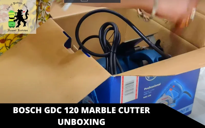 Bosch GDC 120 Marble Cutter unboxing