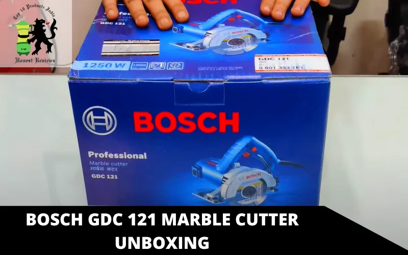Bosch GDC 121 Marble Cutter unboxing
