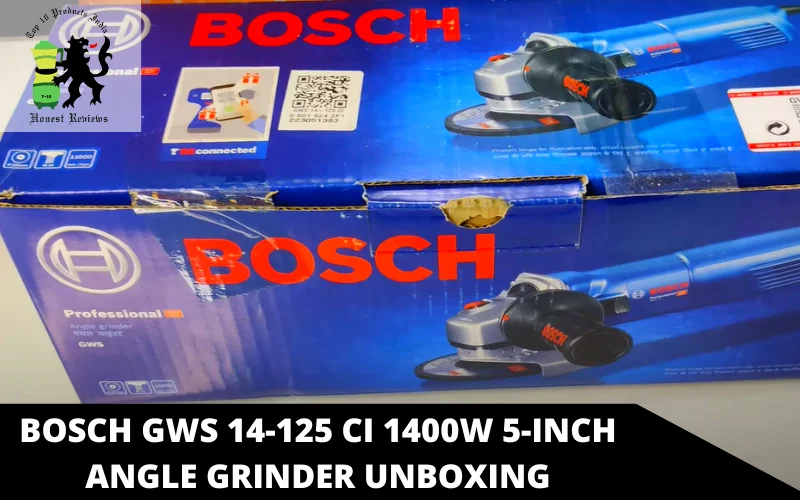 Bosch GWS 14-125 CI 1400W 5-Inch Angle Grinder unboxing