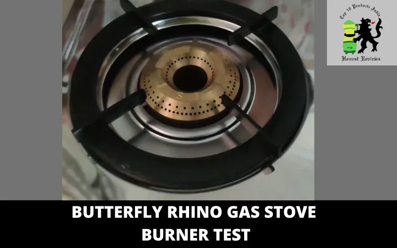 Butterfly Rhino Gas Stove burner test