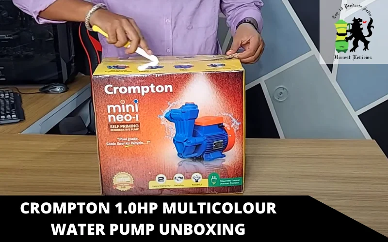 Crompton 1.0HP Multicolour Water Pump Unboxing