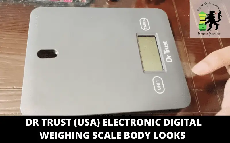 Dr Trust (USA) Electronic Digital Weighing Scale body looks