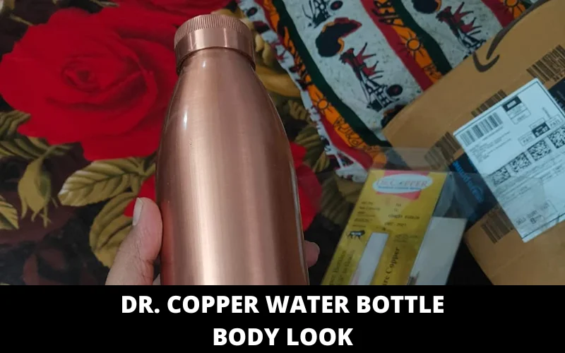 Dr. Copper Water Bottle body look