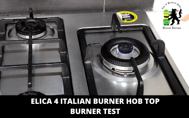 Elica 4 Italian Burner hob top Burner test