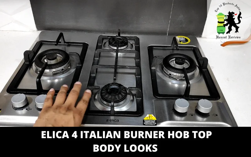 Elica 4 Italian Burner hob top body looks