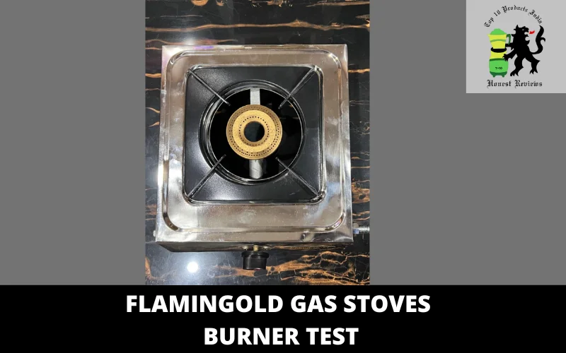 Flamingold Gas Stoves burner test