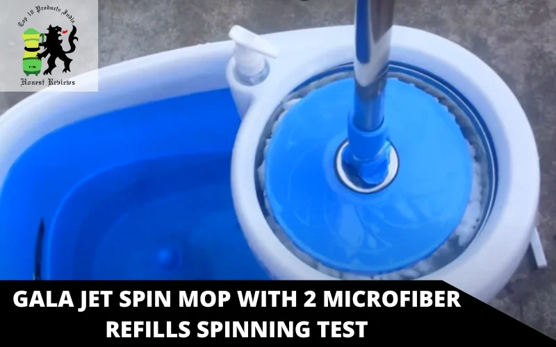 Gala Jet Spin Mop with 2 Microfiber Refills spinning test