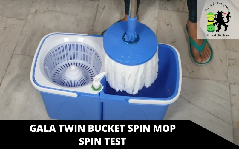 Gala Twin Bucket Spin Mop spin test