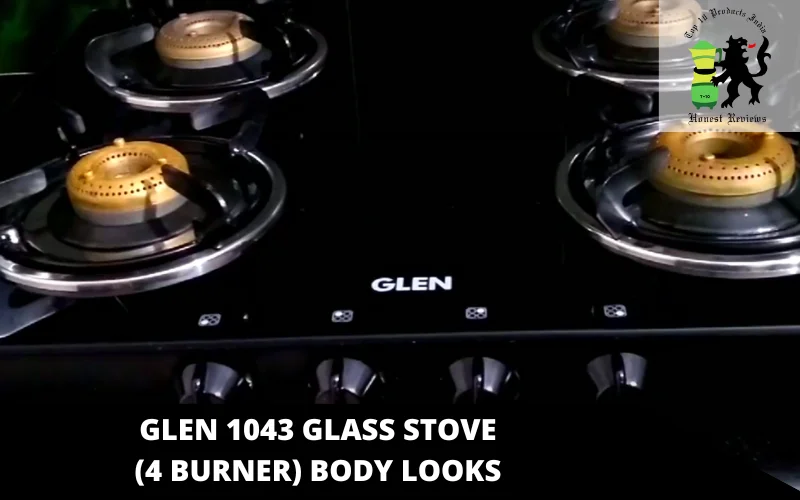 Glen 1043 Glass Stove (4 Burner) body looks