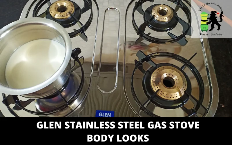Glen Stainless Steel Gas Stove body looks