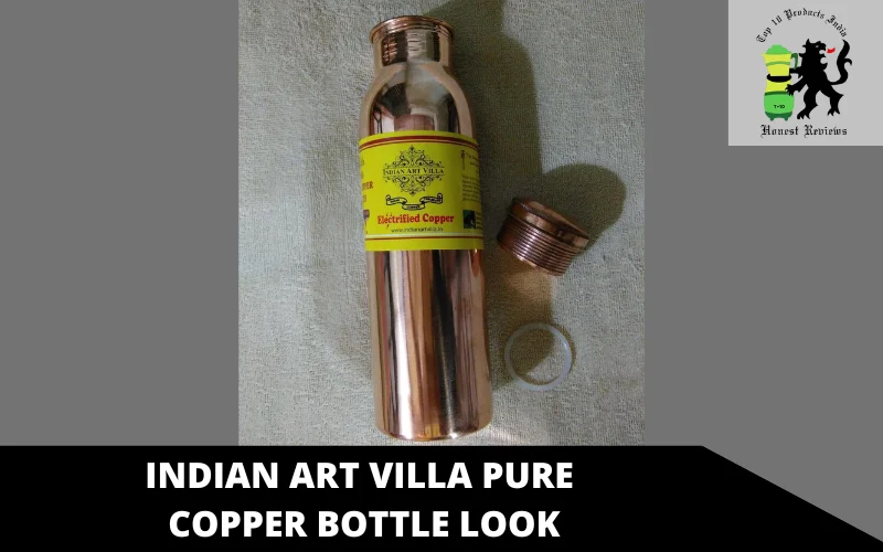 Indian Art Villa Pure Copper Bottle look
