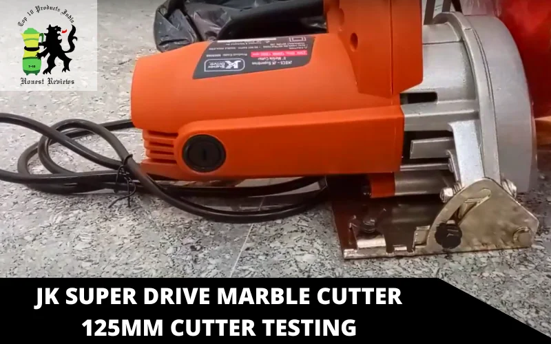JK Super Drive Marble Cutter 125mm cutter testing
