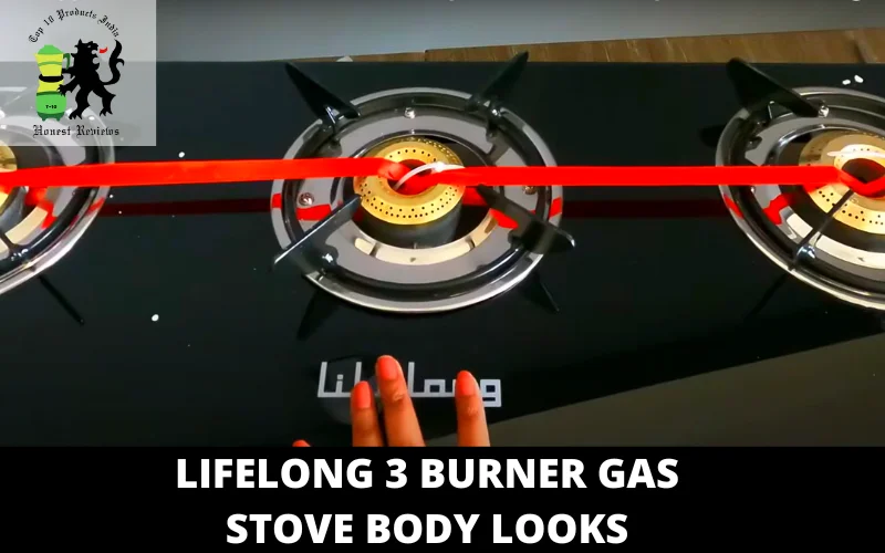 Lifelong 3 Burner Gas Stove BODY LOOKS