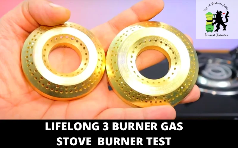 Lifelong 3 Burner Gas Stove BURNER TEST
