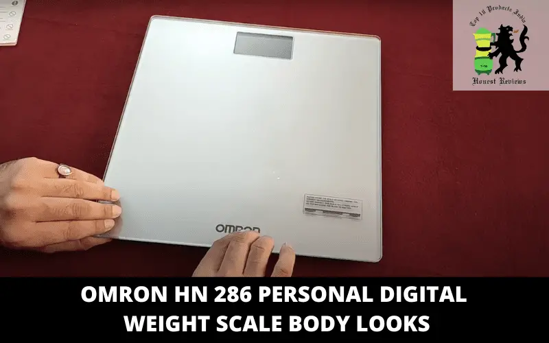 Omron HN 286 Personal Digital Weight Scale body looks