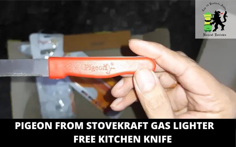 Pigeon from Stovekraft Gas Lighter Free kitchen Knife