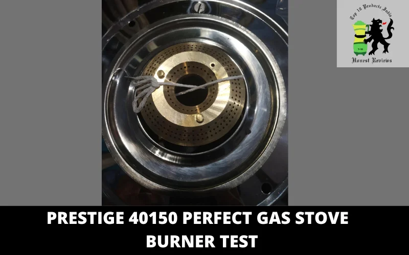 Prestige 40150 Perfect Gas Stove burner test