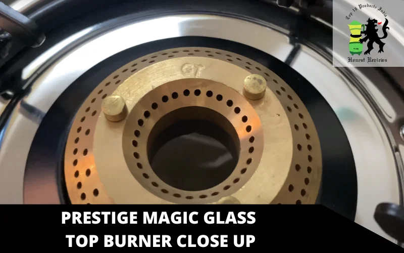 Prestige Magic Glass Top Burner Close Up