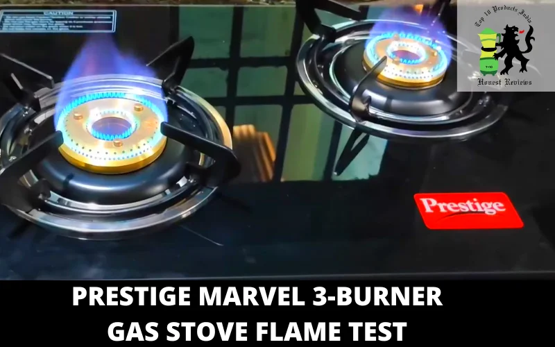 Prestige Marvel 3-burner gas stove FLAME TEST
