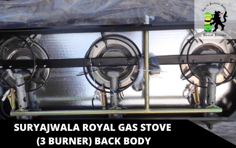 SURYAJWALA Royal Gas Stove (3 Burner) back body