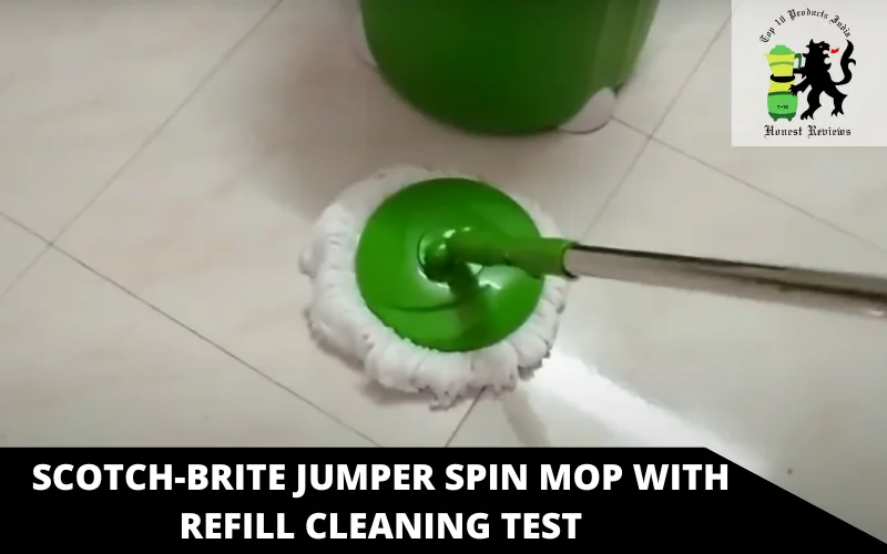Scotch-Brite Jumper Spin Mop with Refill cleaning test