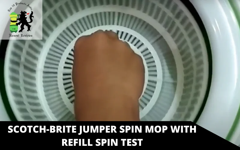 Scotch-Brite Jumper Spin Mop with Refill spin test