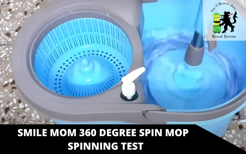 Smile Mom 360 Degree Spin Mop spinning test