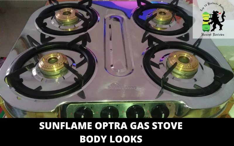 Sunflame OPTRA Gas Stove body looks