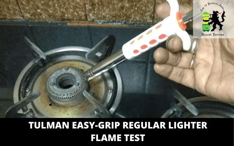 Tulman easy-grip Regular Lighter flame test