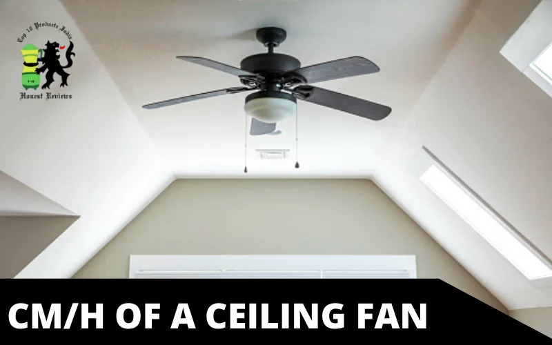 CM_H of a ceiling fan