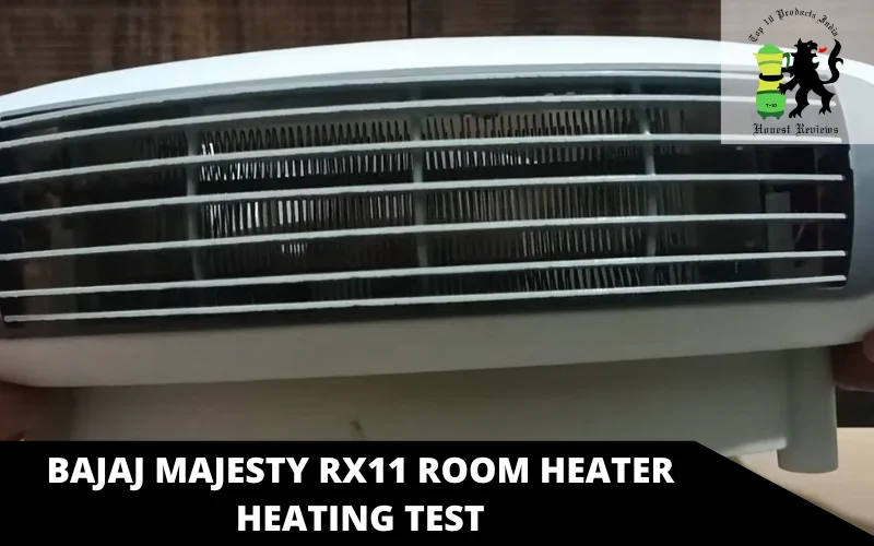 Bajaj Majesty RX11 Room Heater heating test