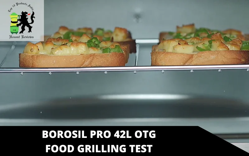 Borosil Pro 42L OTG food grilling test