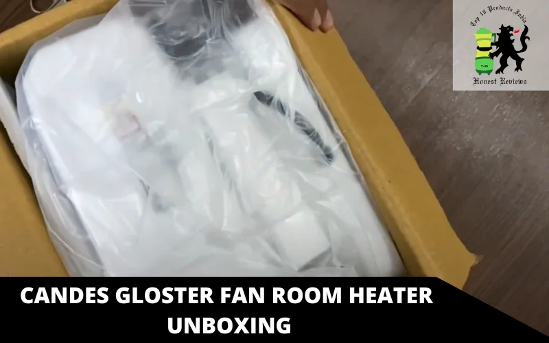 Candes Gloster Fan Room Heater unboxing