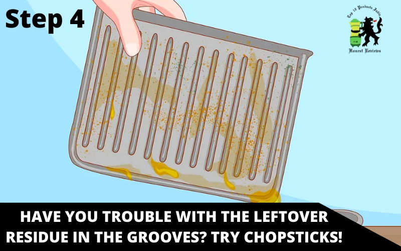 Have You Trouble With the Leftover Residue in the Grooves_ Try Chopsticks!